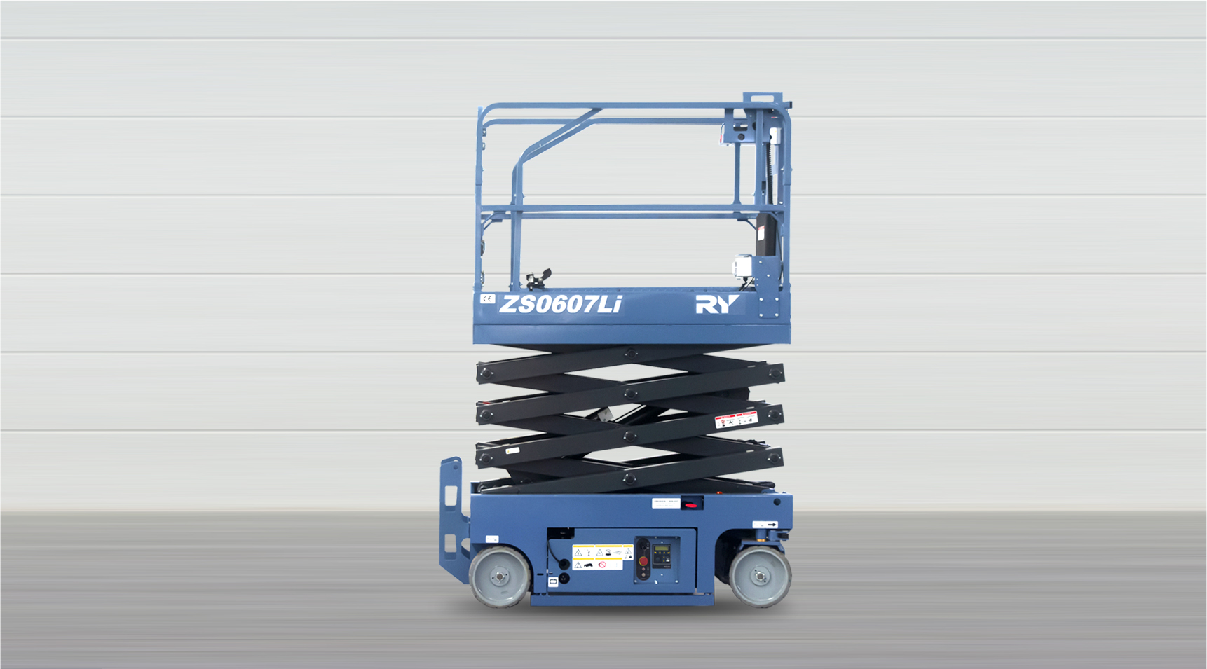 Royal new-generation R series scissor aerial working platforms RS0406 - RS1212 