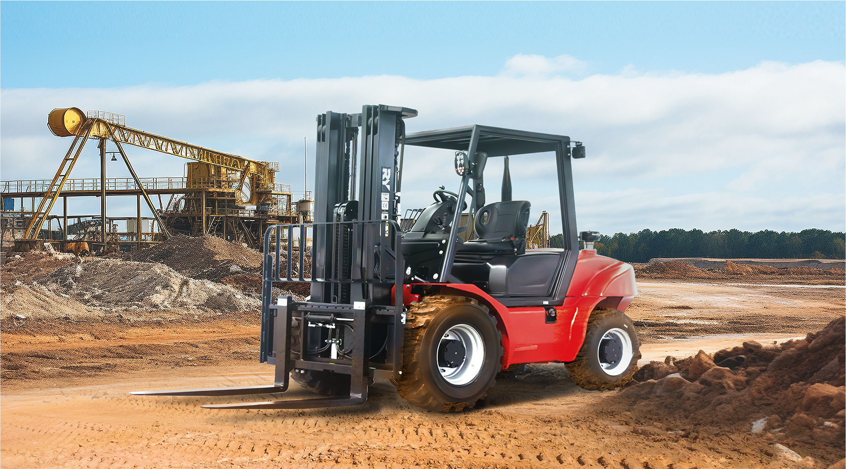 Royal New Generation 4x4 Rough terrain Forklift T20-T50
