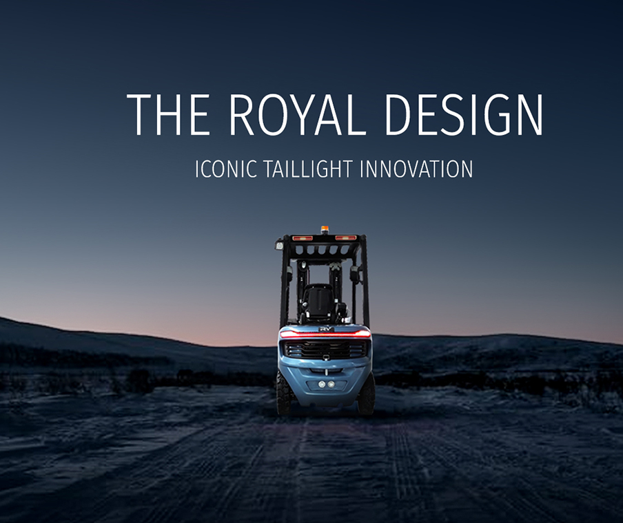 Electric Forklift Innovative Taillight Design