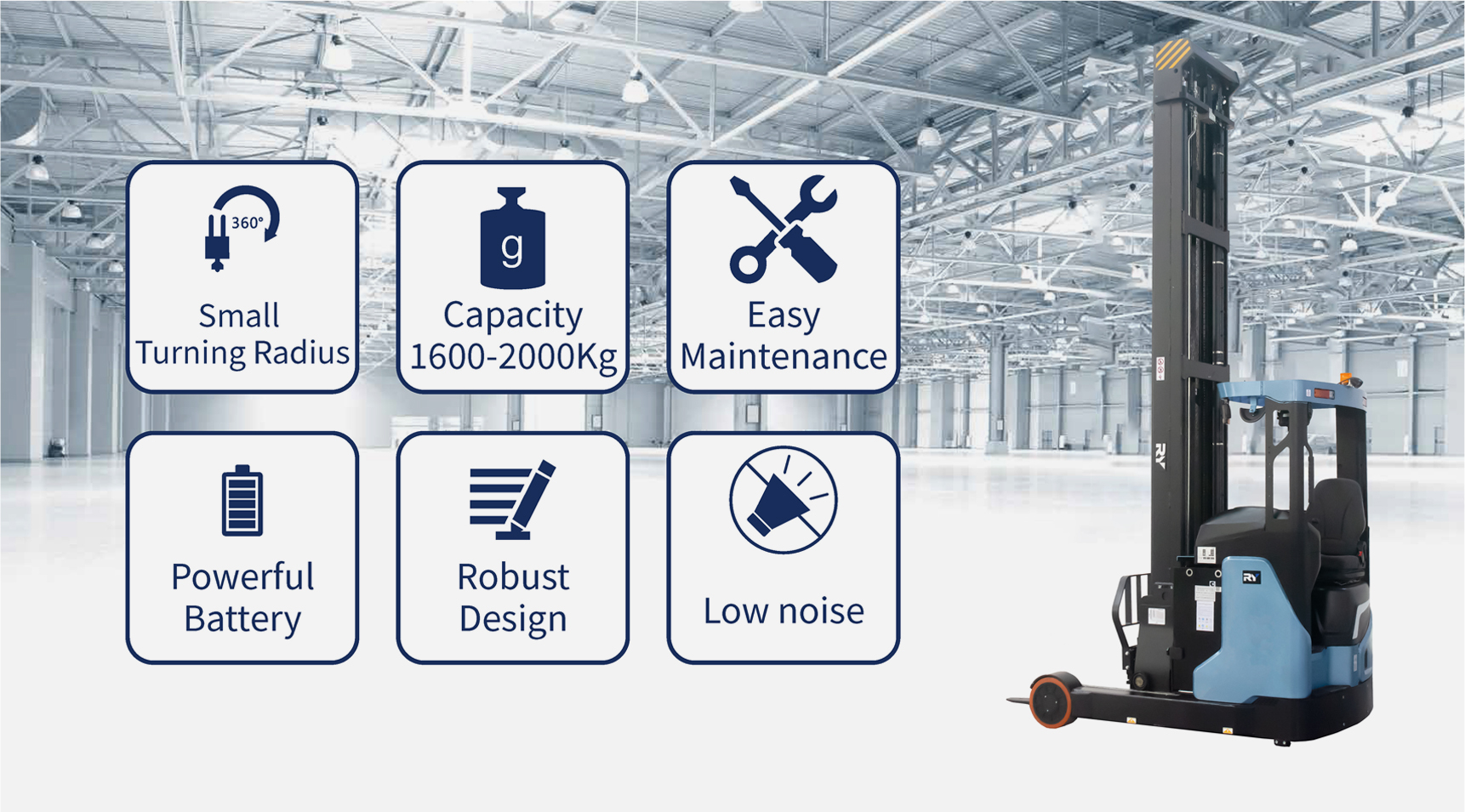 Royal new generation reach truck R16-R20