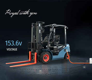 Launched High Voltage 153.6V Lithium Battery Forklift