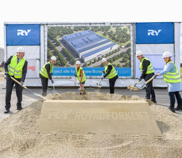 The new factory officially started